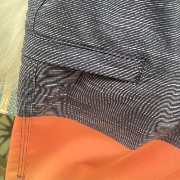 Nwt MENS O'Neill Blue and Orange Board Shorts - Picture 4 of 14